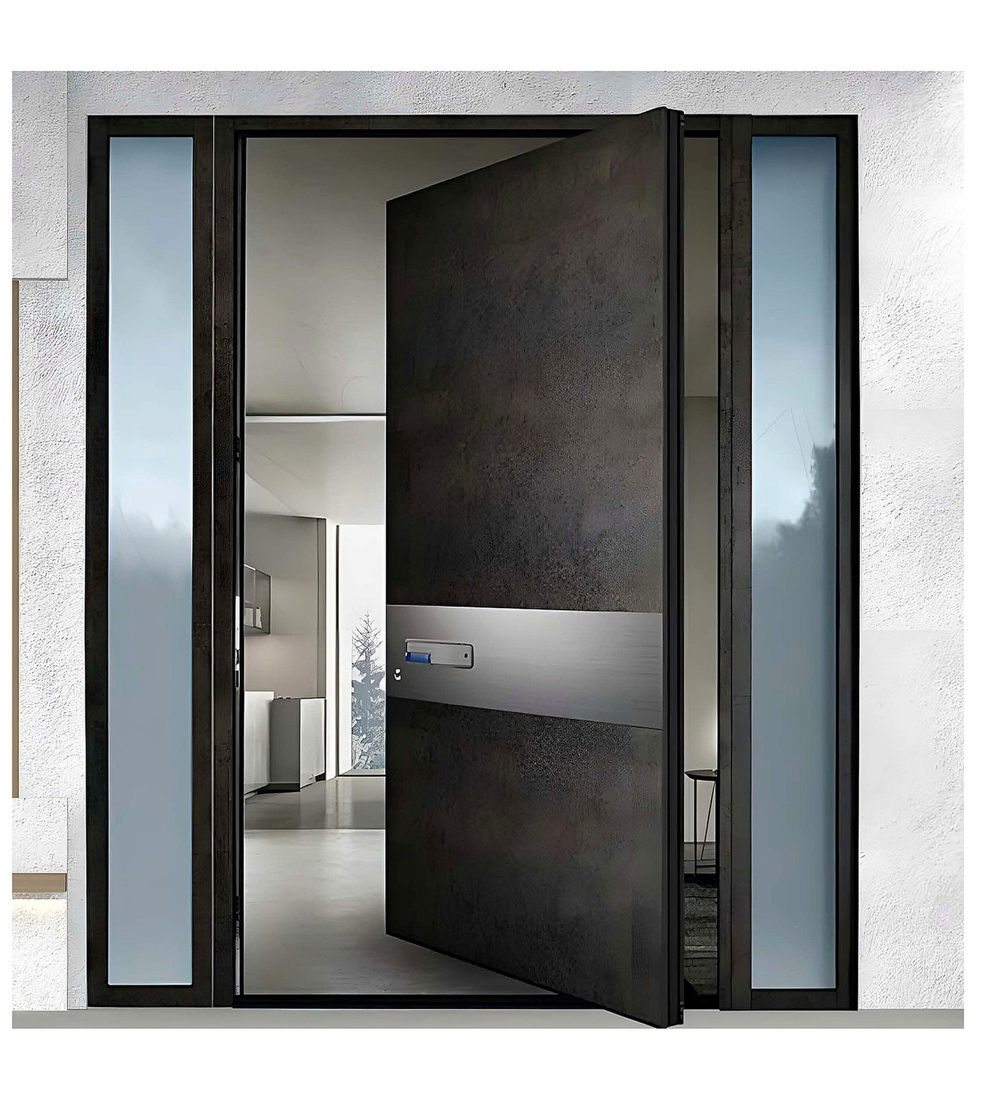 ELMNT-001 aluminium entrance door